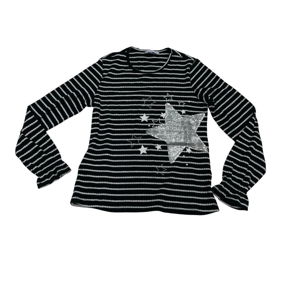 NWT Mayoral Size 16 Black Star Top